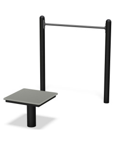 ActionFit Horizontal Chin-Up Station - Inground Mount