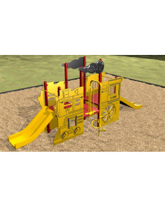 Kidstuff KidsVision Locomotive Playsystem, Ages 2-12, Plastic Deck  [1003]