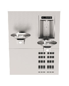 1011HSA.8 - Haws® RIVIVE Hydration Station™ Chilled Recessed Bottle Filler with HI-LO Fountains