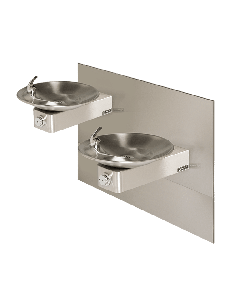 HAWS Wall Mount ADA Touchless/Push Button Fountain w/Mounting System