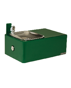 Barrier-free, 11-gauge steel w/smooth green powder coat