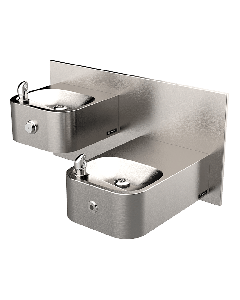 HAWS Wall Mount ADA Touchless/Push Button Dual 14 Gauge Fountain