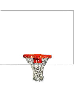 Gared Performance Sports Systems 42” x 60” Rectangular Steel Backboard with White Powdercoat Finish [1260]