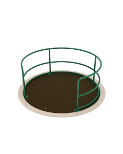 One Capacity Wheelchair Accessible Merry Go Round [PFS064]  PlaygroundEquipment.com