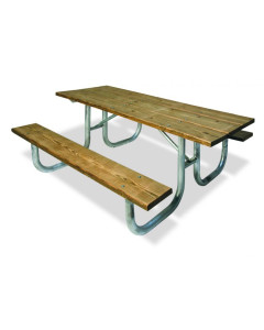 Natural Extra Heavy-Duty ADA Accessible Rectangular Table 8'