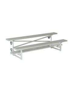 NRS 2 ROW TIP N' ROLL "STANDARD" Bleachers, Seat Count: 32