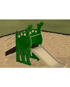 Kidstuff 3' Freestanding Brontosaurus Wide Slide [31213]