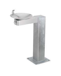 Barrier-Free Steel Pedestal Fountain