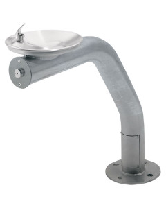 Barrier-Free Steel Pedestal Fountain