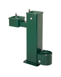 Barrier-Free Stainless Steel Pedestal Fountain