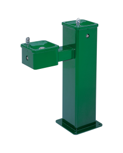 HAWS ADA Outdoor Filtered Stainless Steel Pedestal Fountain