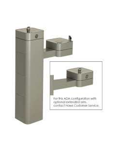 Modular Outdoor Double Drinking Fountain