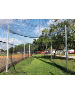 Gared Performance Sports  3-1/2” O.D. Steel Batting/Multi-Sport Cage Structure, 12’ W x 10’ H x 55’ L, 8 Posts [4086-55]  