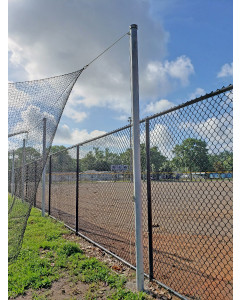 Gared Performance Sports  3-1/2” O.D. Steel Batting/Multi-Sport Cage Structure, 12’ W x 10’ H x 70’ L, 10 Posts [4086-70]  