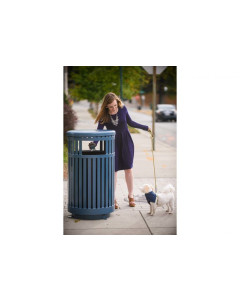 36-GALLON-KENSINGTON-RECEPTACLE-W/-SOLID-LID-&-PLASTIC-LINER