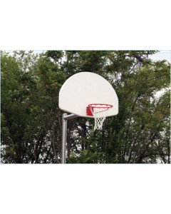 Sportsplay Wall Mounted Basketball - 6' Overhang- Alum Fan/Official Goal