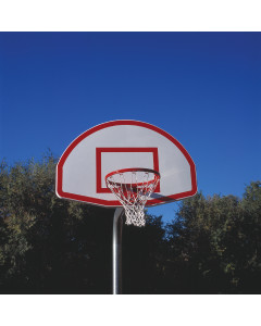 Sportsplay HD Bent Post Basketball- Alum Fan/ Super Goal/ Nylon Net