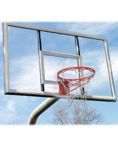 Sportsplay HD Bent Post Basketball Acrylic Rect/ Super Goal/ Chain Net