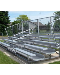 NRS 5 Row Transportable "Deluxe" With Vertical Picket Guardrail -24' [NA-0524TPDLX_VP]