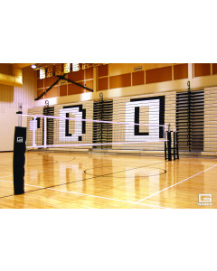 Gared Performance Sports  Rallyline™ Scholastic Aluminum Multi-Sport One-Court Volleyball System [6000]  