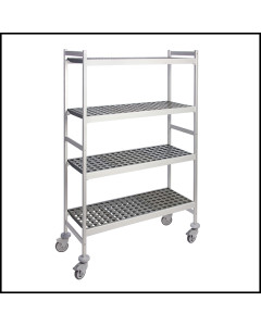 Fermod Mobile Shelving Starter Unit 71" Height, 59" Width, 22"  Depth (3-pack)