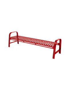 6' OXFORD W/OUT BACK BENCH, VERTICAL SLAT - THERMOPLASTIC