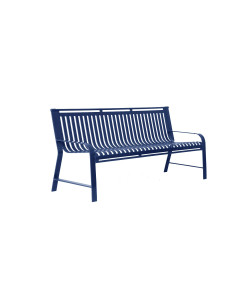 4' OXFORD W/ BACK BENCH, VERTICAL SLAT - THERMOPLASTIC
