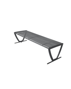 6' Augusta Bench w/Out Back No Armrest