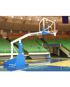 Gared Performance Sports Systems GARED Pro® S Portable Basketball System with 10’ 8’’ Boom, FIBA Approved [9618] - Call for Quote