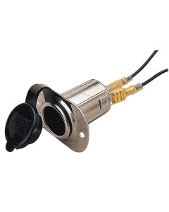 SEA DOG 12V CHROME STEEL POWER SOCKET [426013-1]