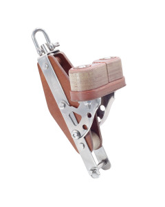 BARTON TUPHBL 0X FIDDLE BLOCK  W/ SWIVEL & CAM + BECKET [T00631]