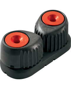 RONSTAN SMALL ALLOY CAM CLEAT RED , BLACK BASE [RF5500R]