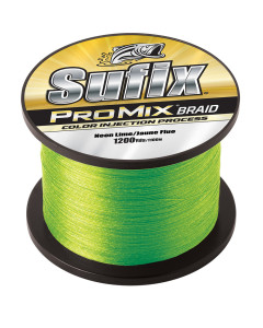 SUFIX PROMIX BRAID 30LB 1200 YDS NEON LIME [630-330L]