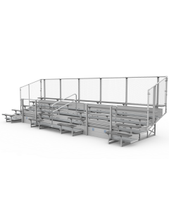 NRS 8 ROW "ADA" Bleachers, Seat Count: 58+2HC