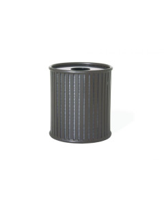 36 Gallon Augusta Receptacle w/Ash Urn Top Lid & Plastic Liner