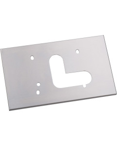 OPTION: Back panel, satin stainless steel for 1105, 1109, 1109FR