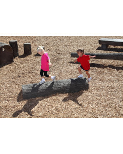 Nature Rocks 6' HALF LOG BALANCE BEAM