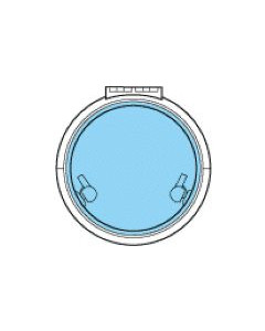 Lewmar Size 18 Low Profile Hatch Flange Base