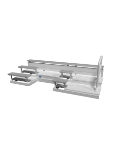 NRS 3 ROW "ADA" Bleachers, Seat Count: 26+2HC