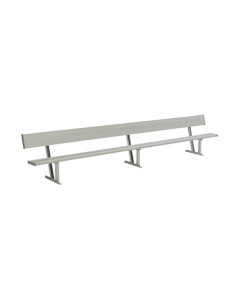 NRS PORTABLE BENCH WITH BACKREST, Seat Count: 16