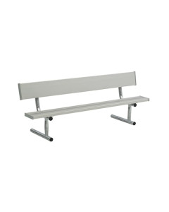 NRS PORTABLE BENCH WITH BACKREST, Seat Count: 14