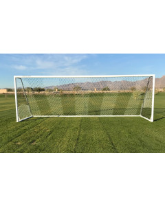 Gared Performance Sports  Touchline Striker™ Portable Soccer Goal, 8’ X 24’, Round Frame,all white powdercoat including backstays, INCLUDES NET  [SGRD824SPT]  