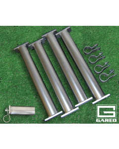 Gared Performance Sports  Soccer Goal Underground Anchors, Set Of Four [SGUA]  
