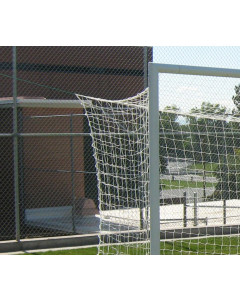 Gared Performance Sports  8’ X 24’ FIFA-Style  Touchline™ Soccer Net, 4 MM, White [SNFIFA]  