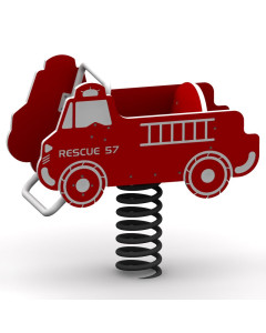 Childforms Single Seat Fire Truck Spring Rider