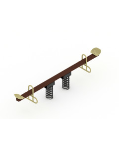 Childforms 2-Seat Teeter Totter-Brown