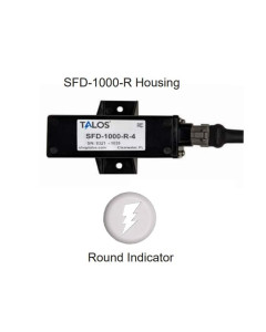 Talos SFD1000R White Round Flush Mount Lightning Detector with 10ft Cable