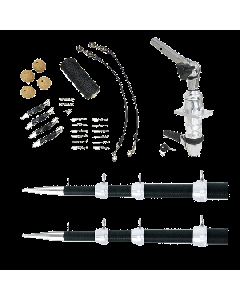 TIGRESS XD TOP MOUNT SYSTEM 18' CARBON FIBER BLACK/SILVER [88679-01]