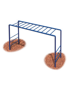 Ultraplay Horizontal Ladder 5 to 12 years (BLUE) [PHLAD]